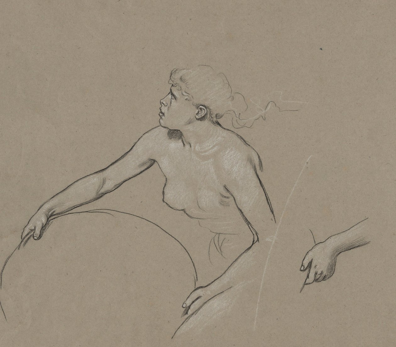 Studi per Figura di Primavera da Elihu Vedder