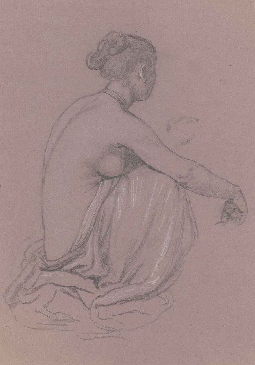 Studio per Ragazze Greche che si Bagnano da Elihu Vedder