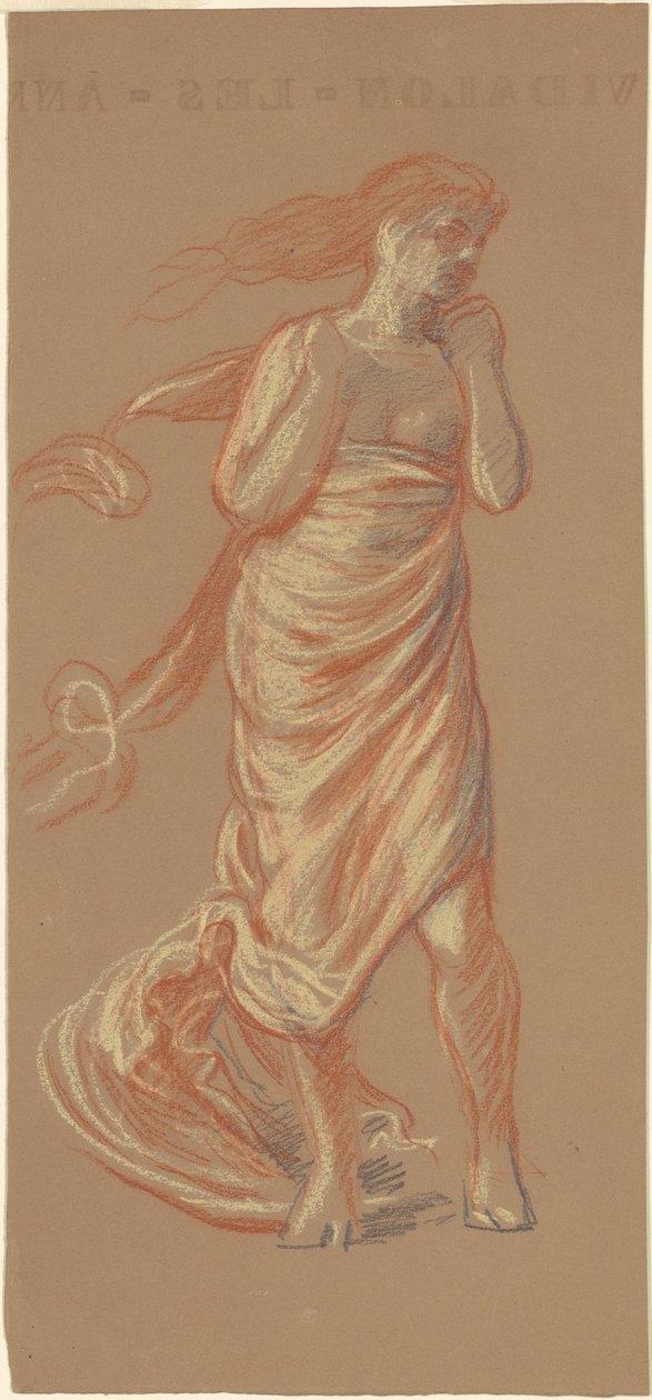 Studio per "Ragazze greche che fanno il bagno" [recto] da Elihu Vedder