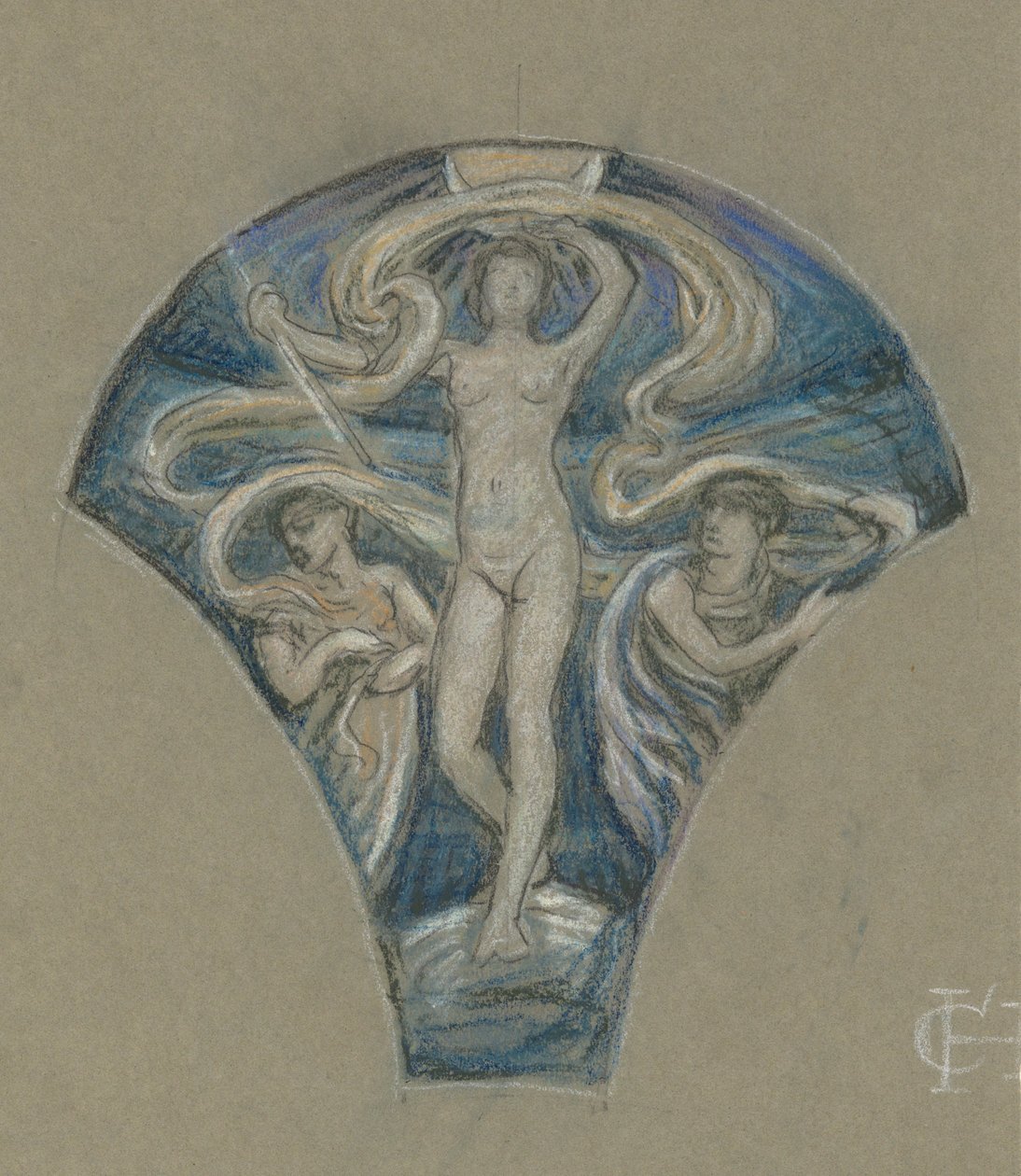 Studio per Luna da Elihu Vedder