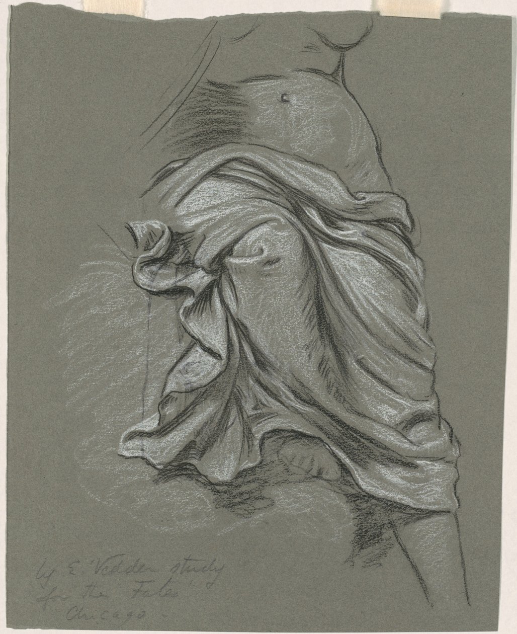 Studio per "Le Parche che raccolgono le stelle" da Elihu Vedder