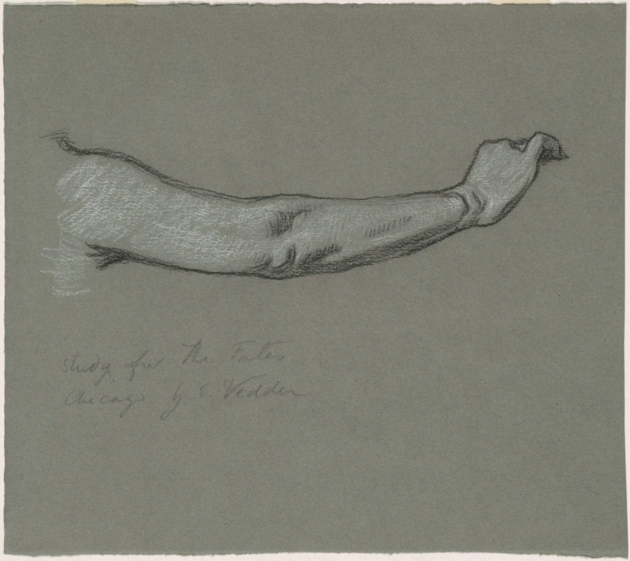 Studio per "Le Parche che Raccolgono le Stelle" da Elihu Vedder