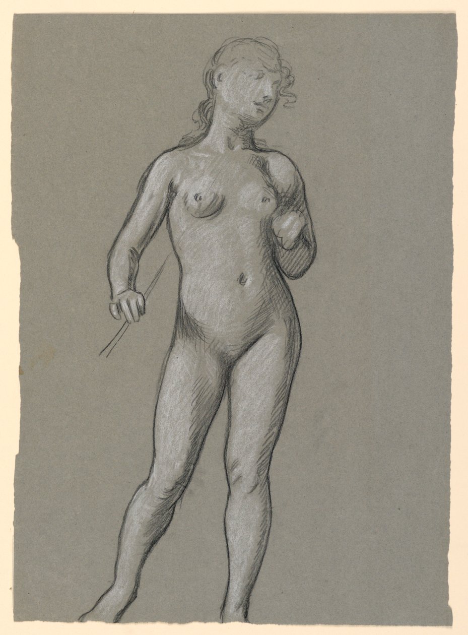 Studio di Nudo Femminile da Elihu Vedder