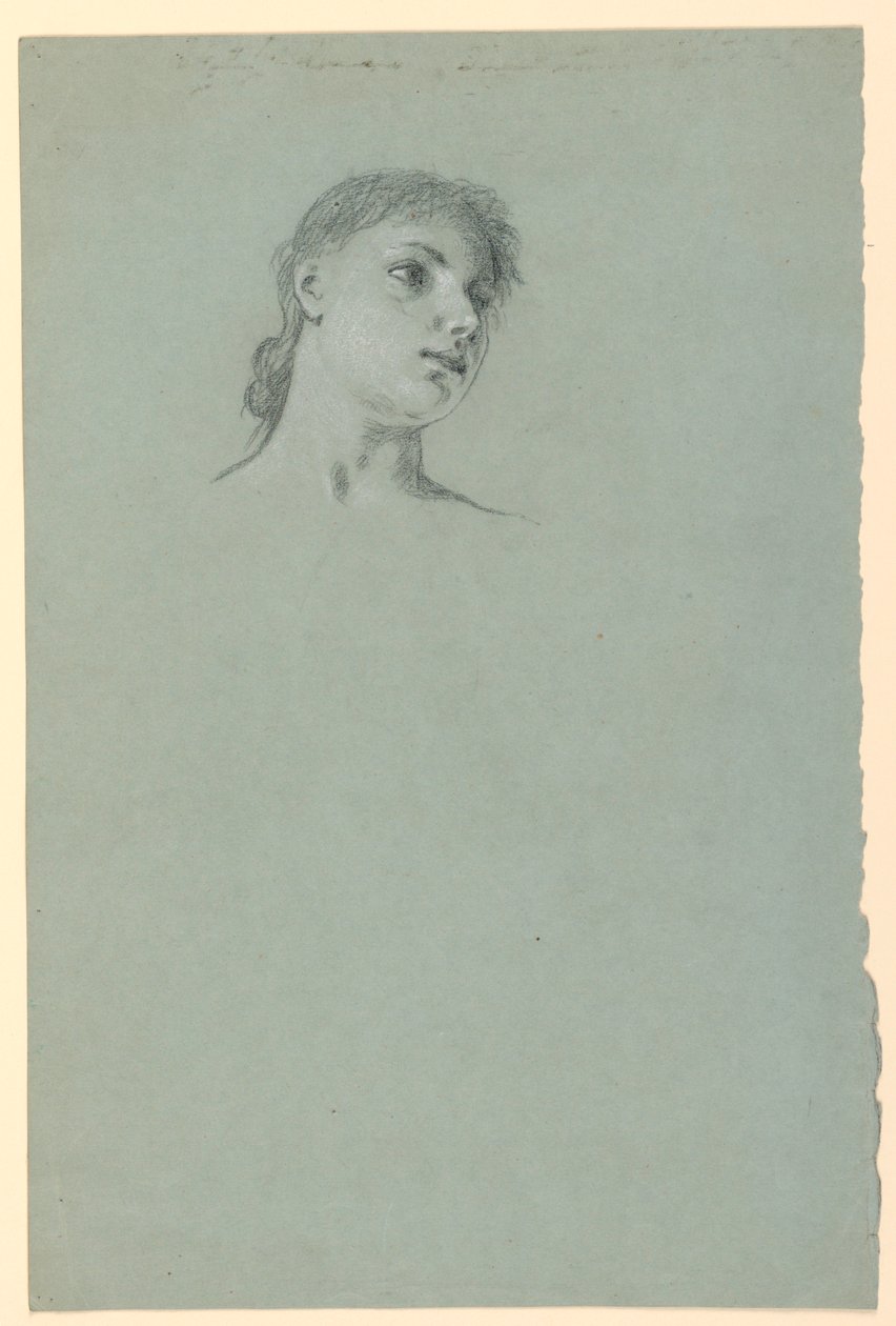 Studio di una ragazza da Elihu Vedder