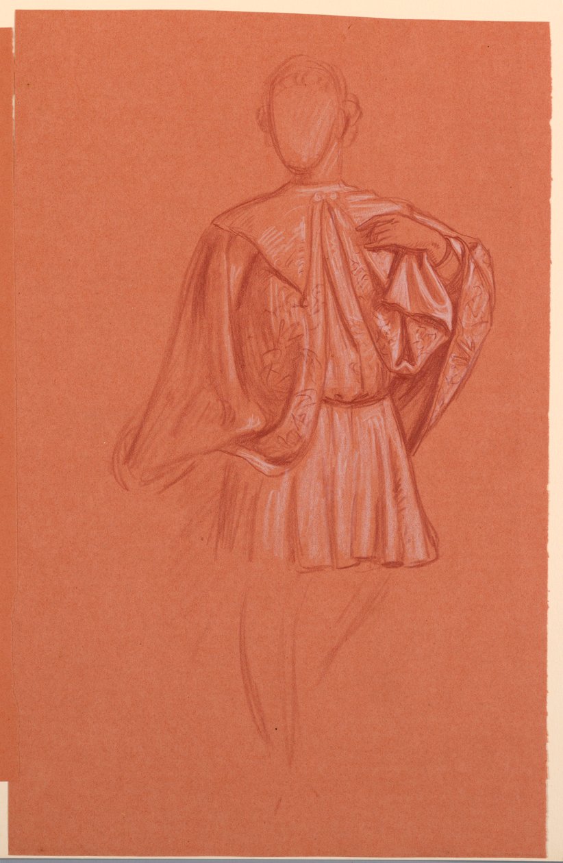 Studio di una figura in costume da Elihu Vedder