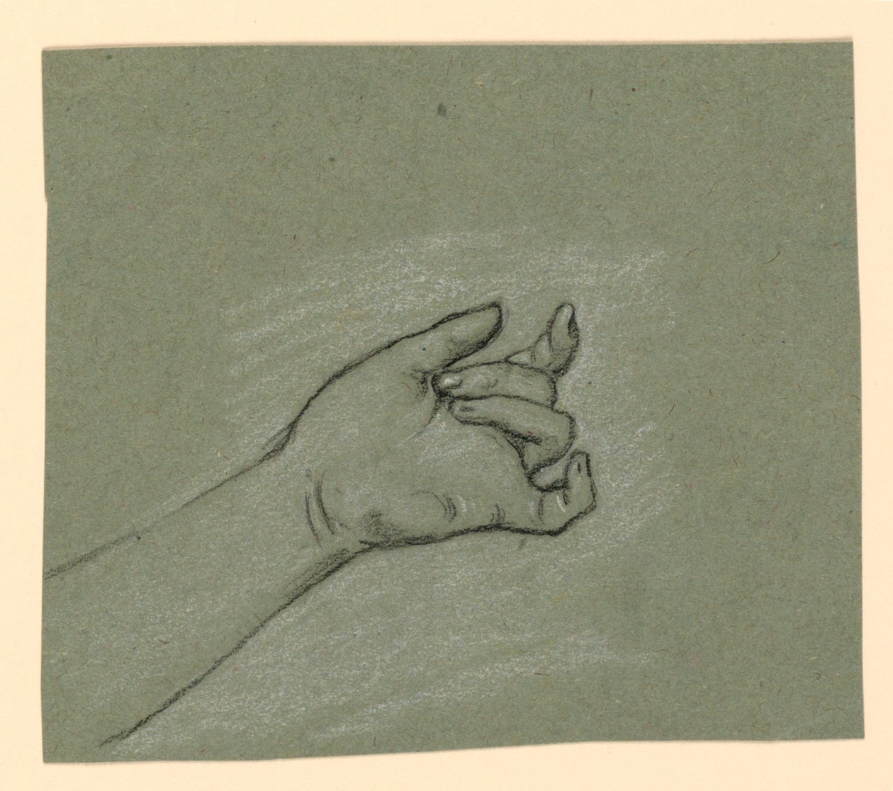 Studio di Polso e Mano Sinistra da Elihu Vedder