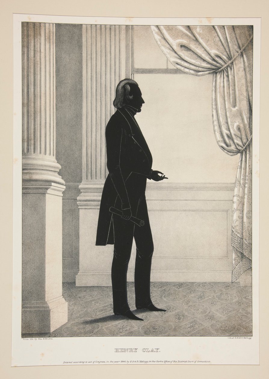 Henry Clay, da una serie di 27 ritratti da Elijah C. Kellogg