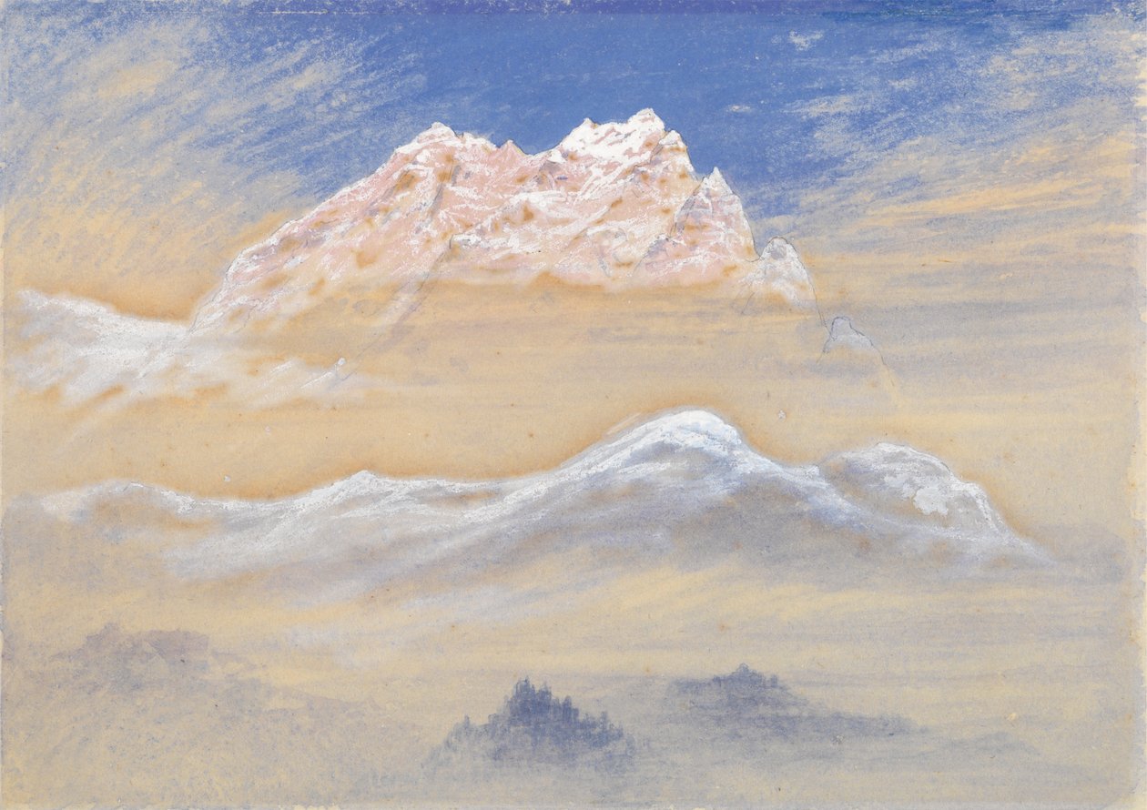 Vista montana: Parte della catena delle Alpi Terglon vista da vicino a Rudmannsdorf, Italia da Elijah Walton