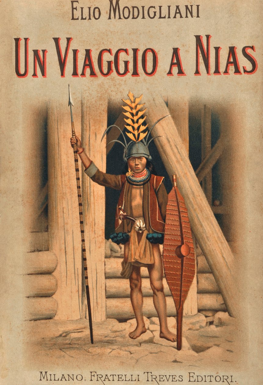 Popolo di Nias, illustrazione da 