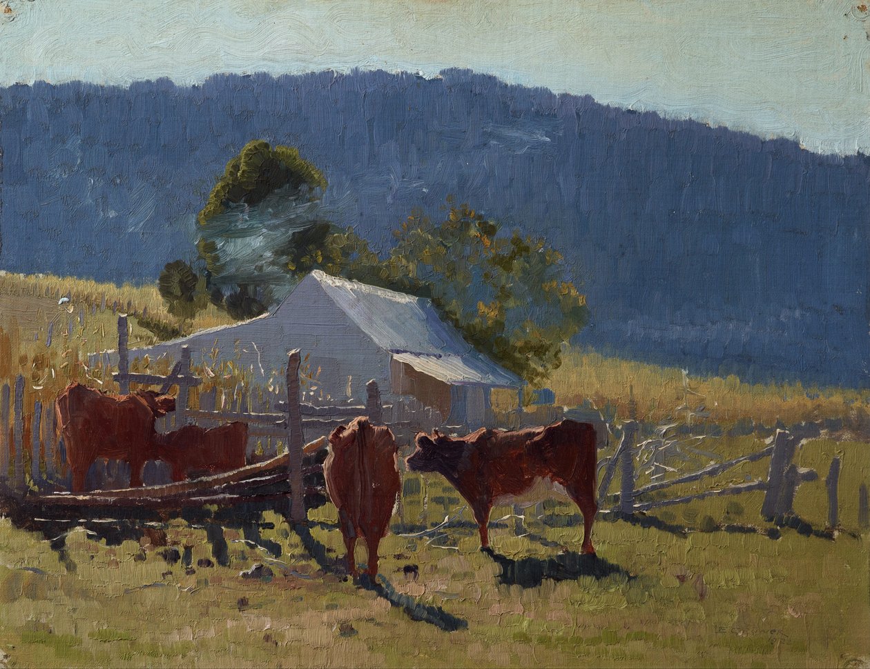 Ora della mungitura (Valle di Araluen) da Elioth Gruner