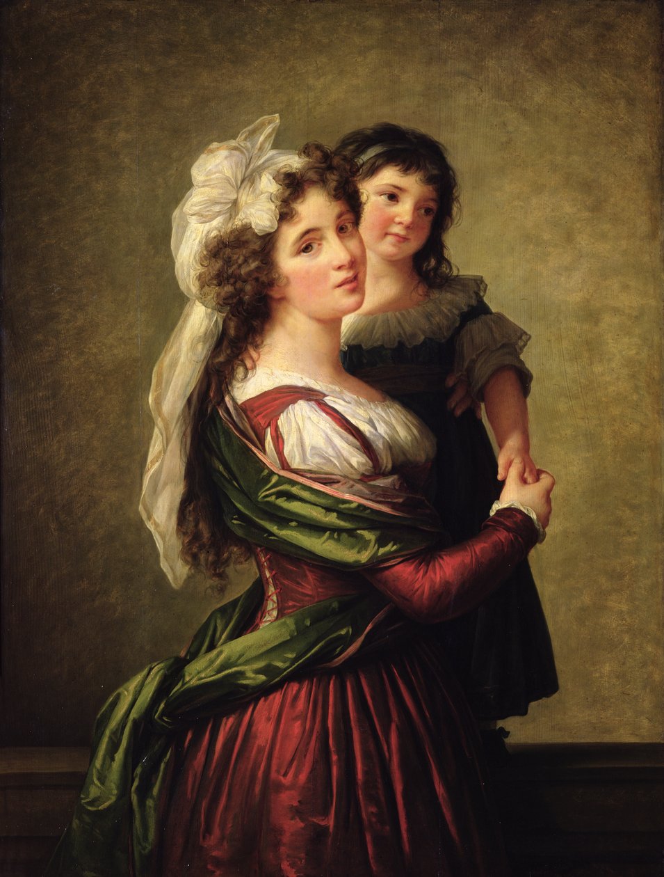 Madame Rousseau e sua figlia, 1789 da Elisabeth Louise Vigee Lebrun