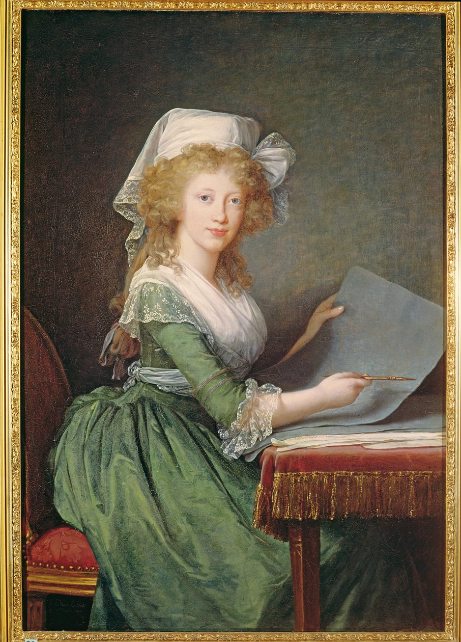 Maria Luisa di Borbone-Sicilia (1773-1802) 1790 da Elisabeth Louise Vigee Lebrun