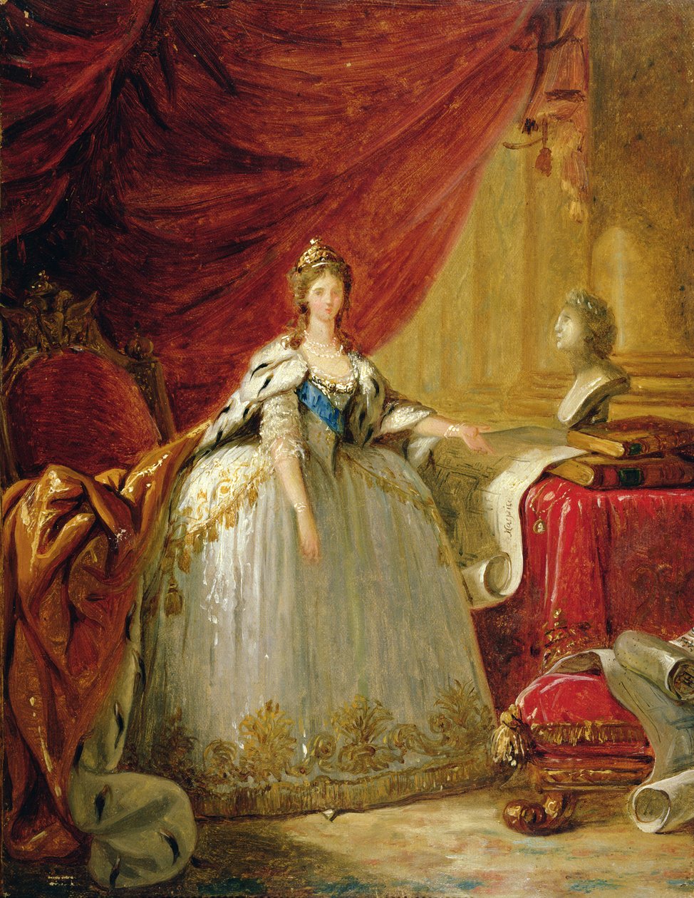 Ritratto della Zarina Maria Feodorovna (1759-1828) da Elisabeth Louise Vigee Lebrun
