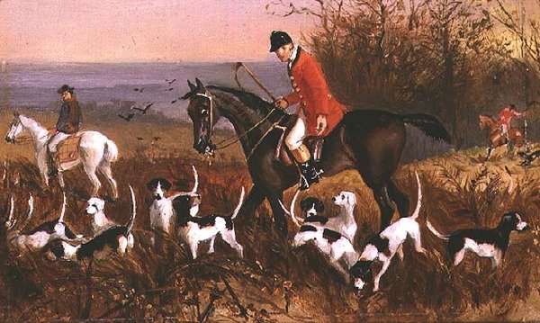 Scena di caccia da Pardon Hall, Essex da Elisabeth Arkwright