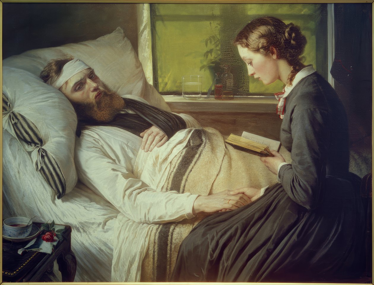 E. Jerichau-Baumann, Il soldato ferito da Elisabeth Jerichau Baumann