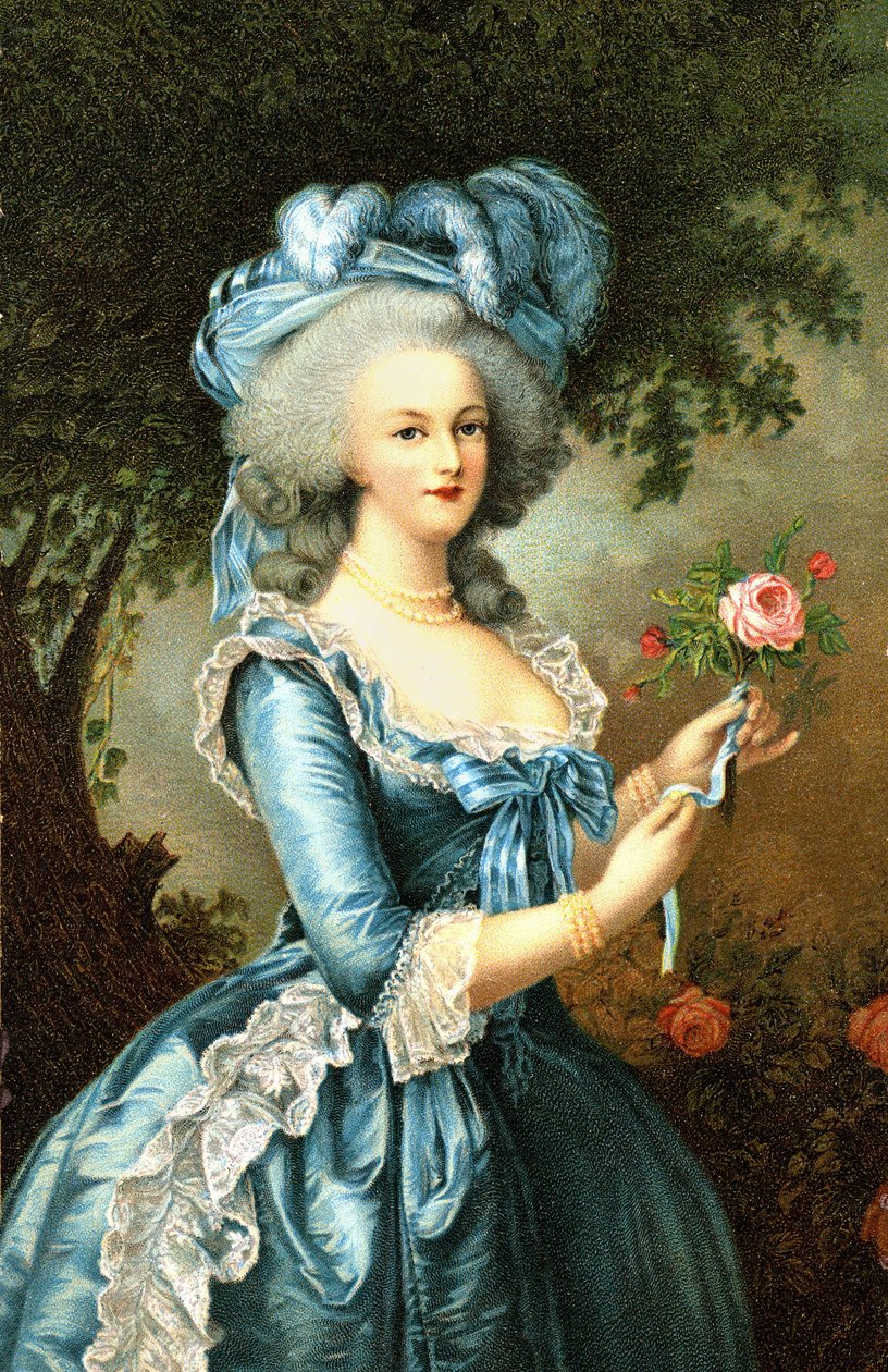 Ritratto della regina Maria Antonietta (1755-1793) da Elisabeth Louise (after) Vigee-Lebrun