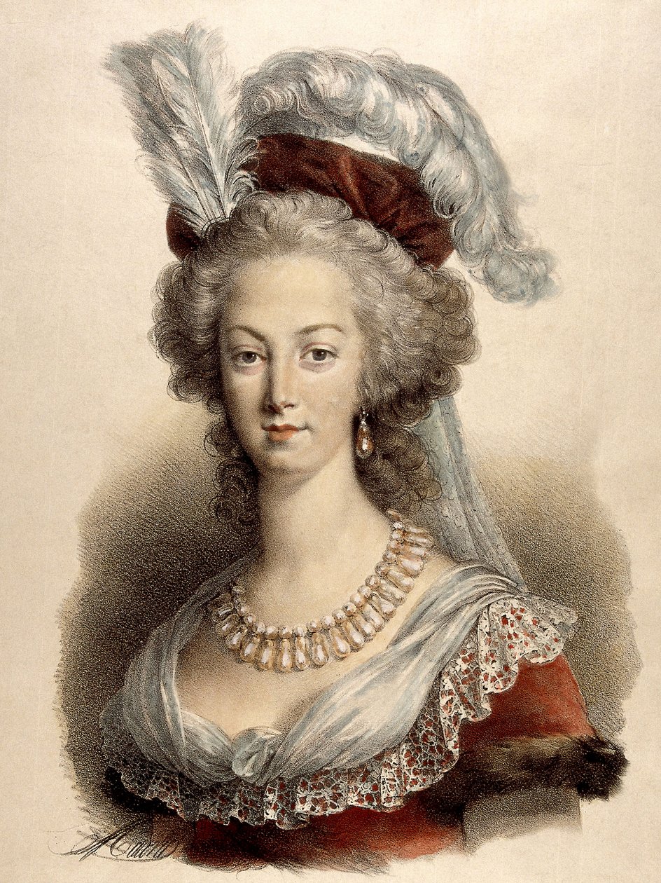 Regina Maria Antonietta da Elisabeth Louise (after) Vigee Lebrun