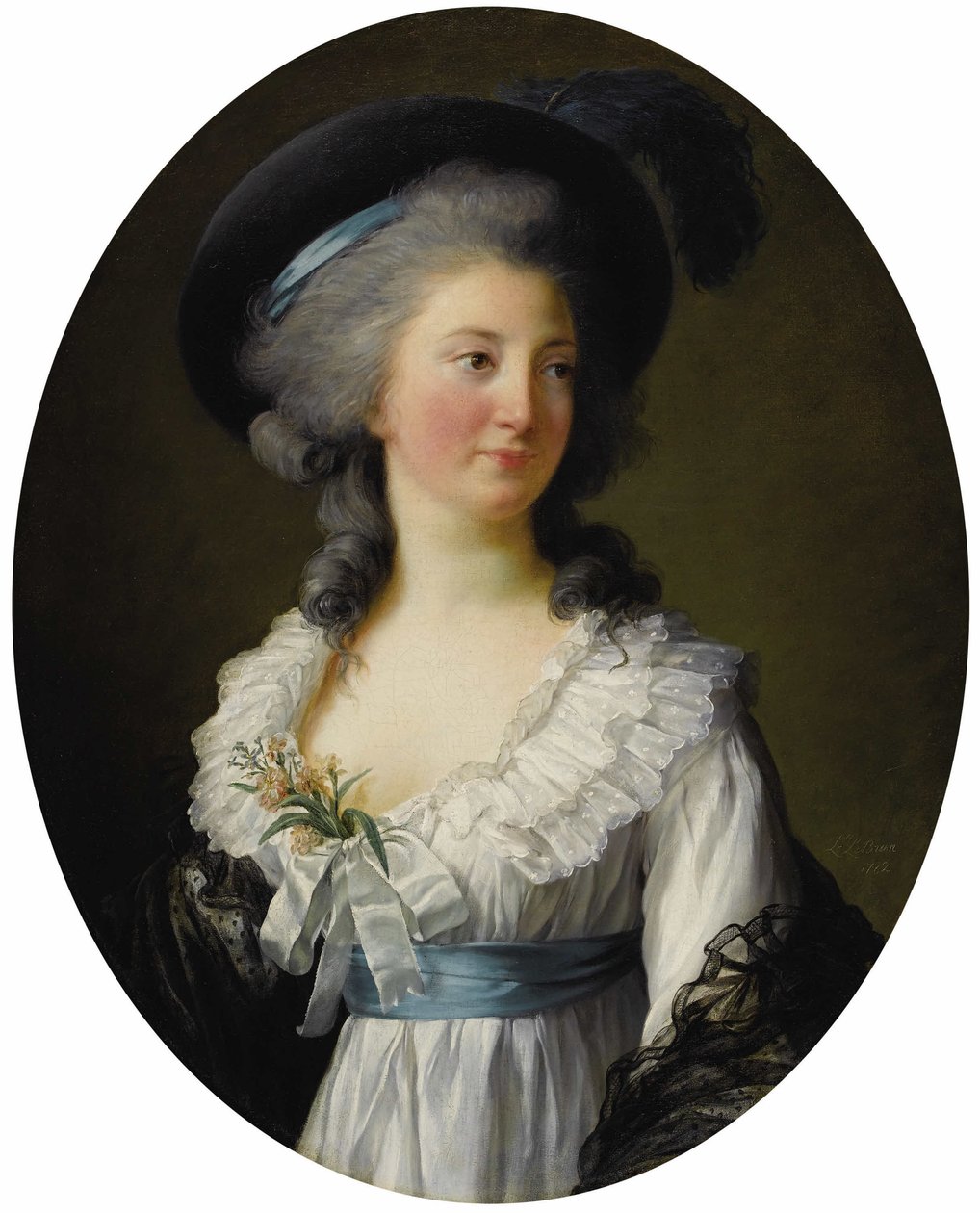 Francese: Portrait de Madame de Moreton, La Comtesse de Moreton de Chabrillan Ritratto di Madame de Moreton, Comtesse de Chabrillan, erroneamente identificata con Izabela Czartoryska da Élisabeth Louise Vigée Le Brun