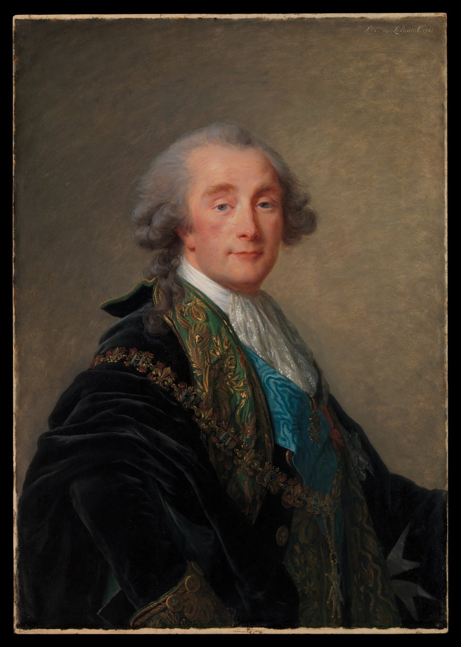 Alexandre Charles Emmanuel de Crussol-Florensac (1743-1815) da Elisabeth Louise Vigee Lebrun