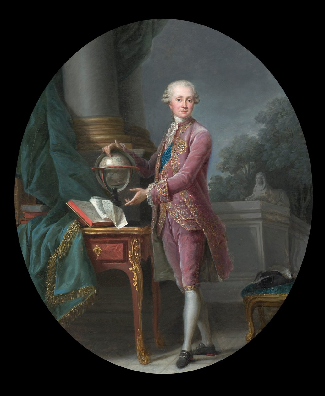 Ritratto del principe di Nassau da Elisabeth Louise Vigee-Lebrun