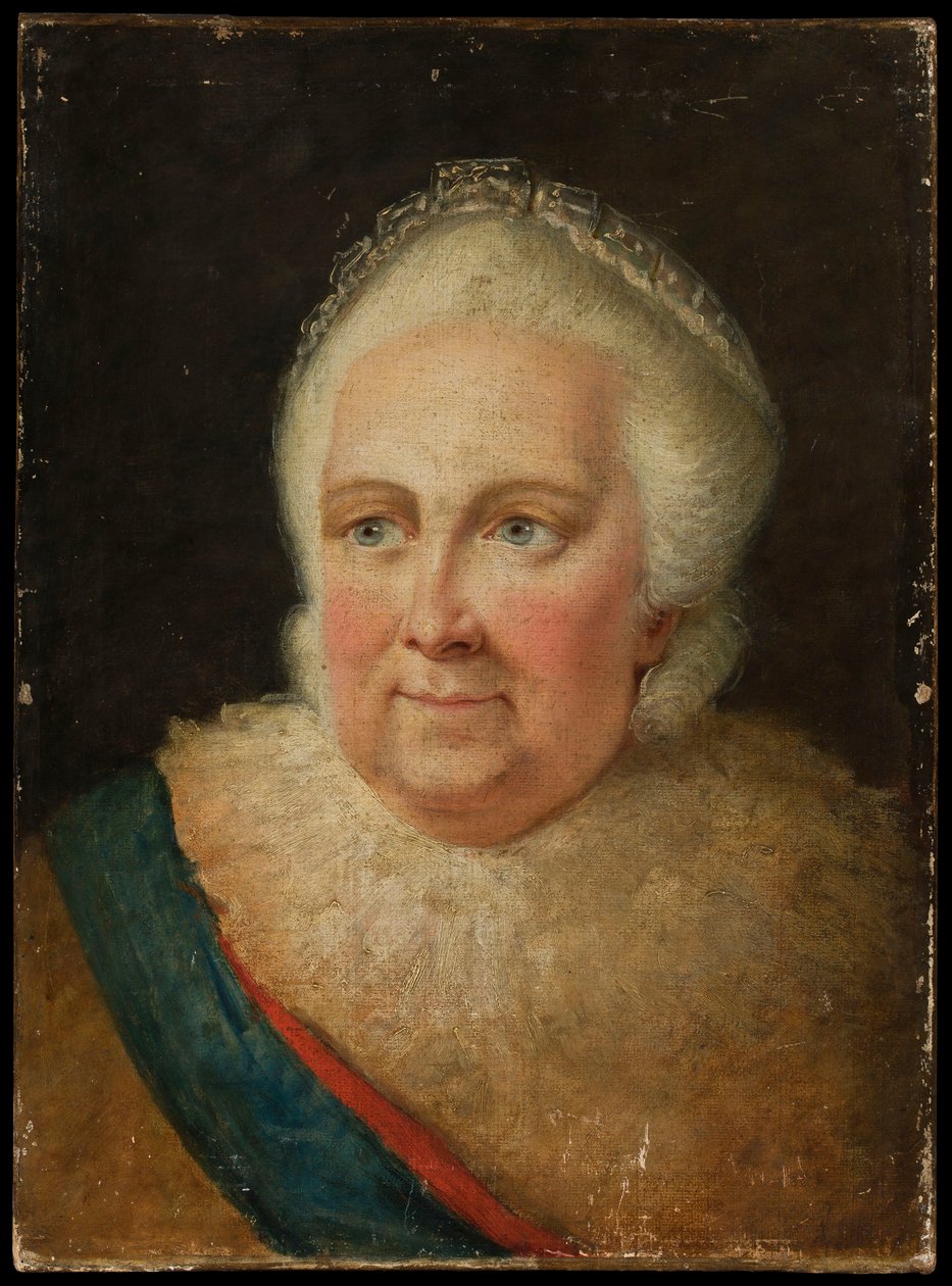 Porträt von Katharina II. da Elisabeth Louise Vigee-Lebrun