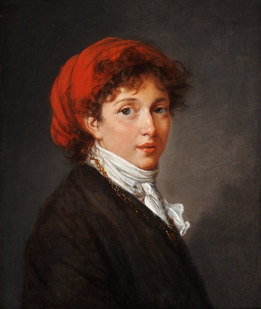 Autoritratto in costume da studio da Elisabeth Louise Vigee-Lebrun
