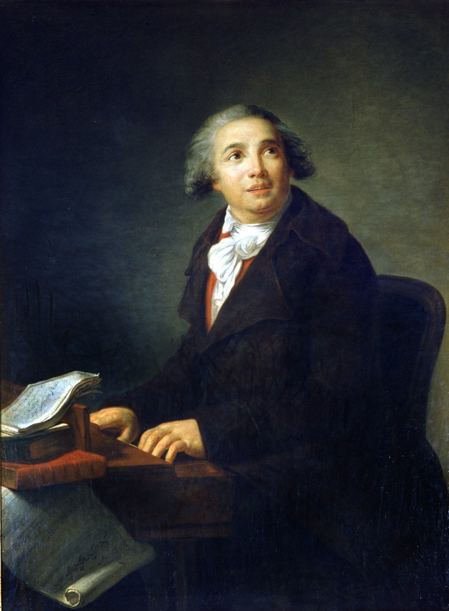 Giovanni Paisiello (1740-1816), compositore italiano da Elisabeth Louise Vigee Lebrun