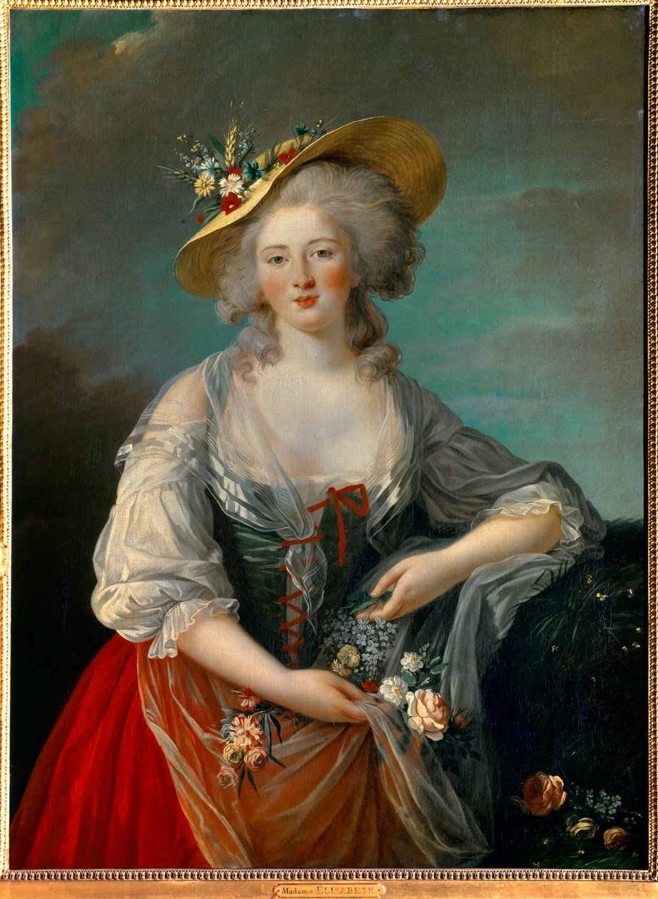 Ritratto di Elisabeth Philippine Marie Helene di Francia, conosciuta come Madame Elisabeth (1764-1794) da Elisabeth Louise Vigee Lebrun