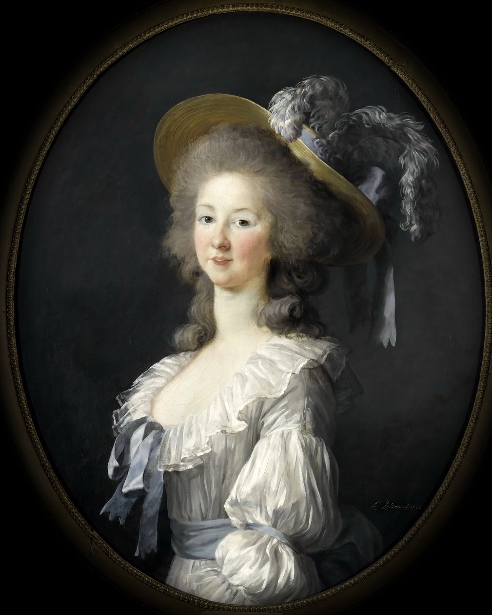 Ritratto di Maria Luisa di Savoia 1749-1792, Principessa di Lamballe da Elisabeth Louise Vigee Lebrun