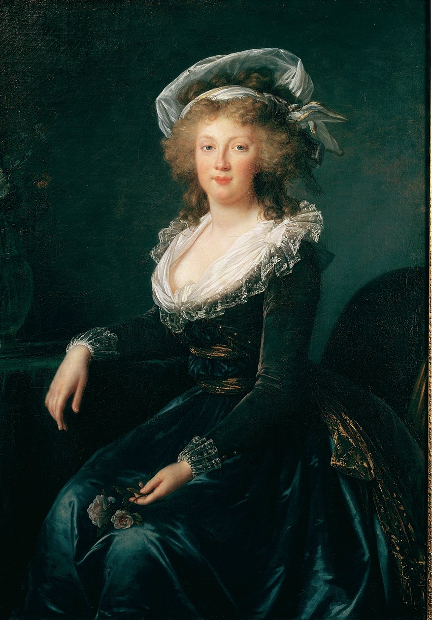Ritratto di Maria Teresa di Borbone Napoli, Regina di Napoli e Sicilia (1772-1807) poi moglie di Francesco II d