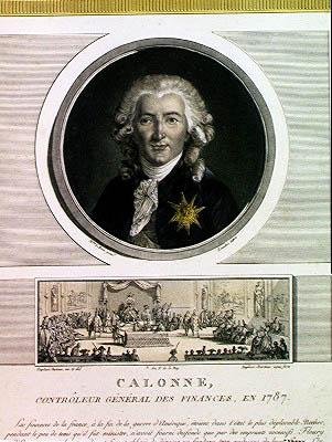 Charles Alexandre de Calonne (1734-1802) controllore generale delle finanze di Luigi XVI da Elisabeth Louise after Vigee Lebrun