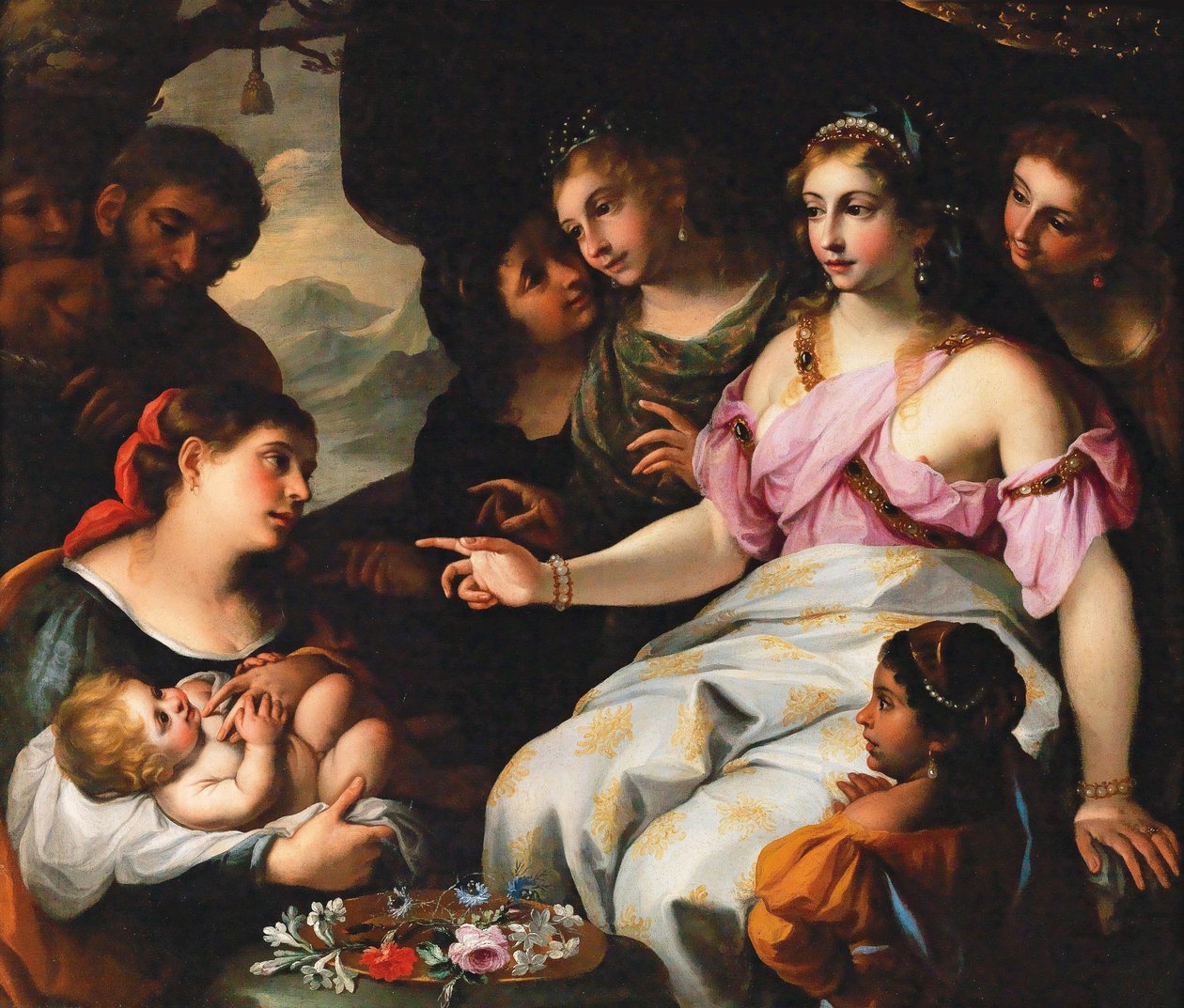 Il ritrovamento di Mosè da Elisabetta Sirani
