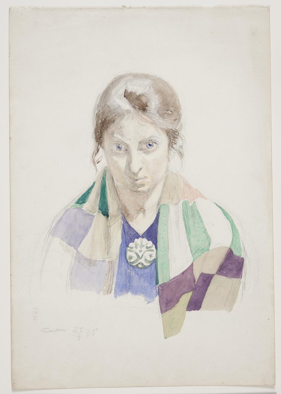 Ritratto di Olivia Holm-Møller da Elise Konstantin Hansen