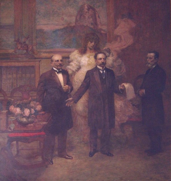 Allegoria della legge di bilancio da Eliseu Visconti