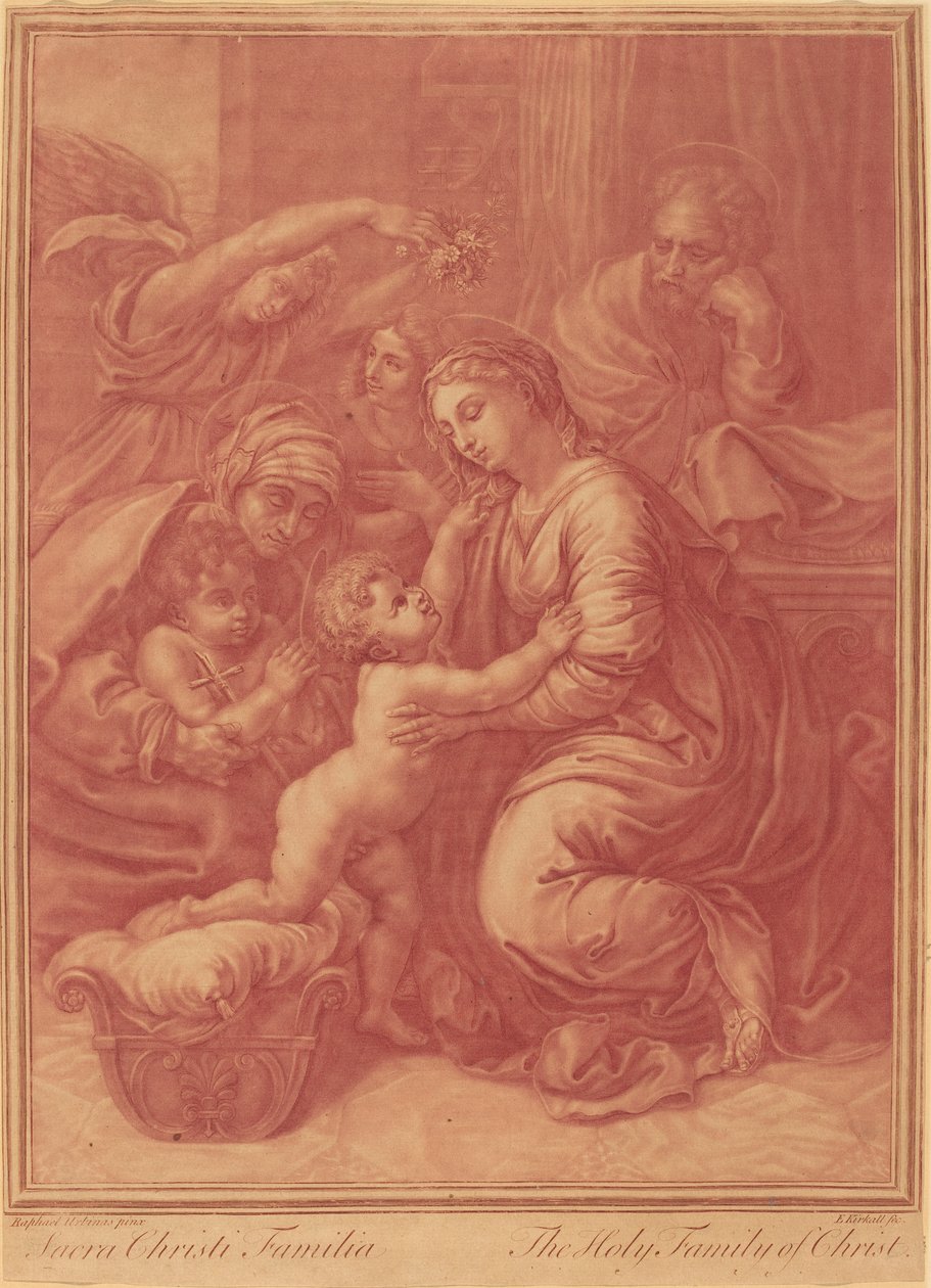 La Sacra Famiglia di Cristo, inizio XVIII secolo da Elisha Kirkall