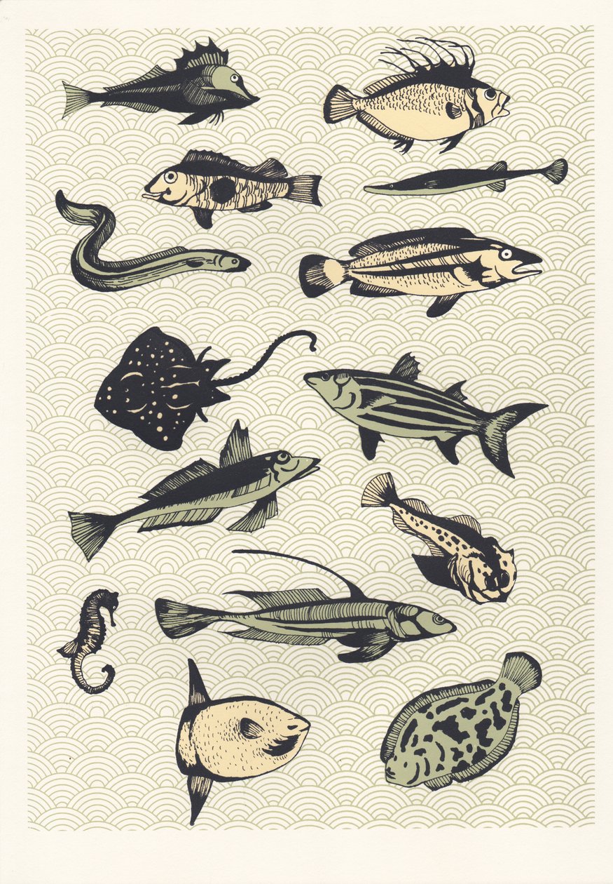 Pesce Giapponese Giallo, 2016 da Eliza Southwood