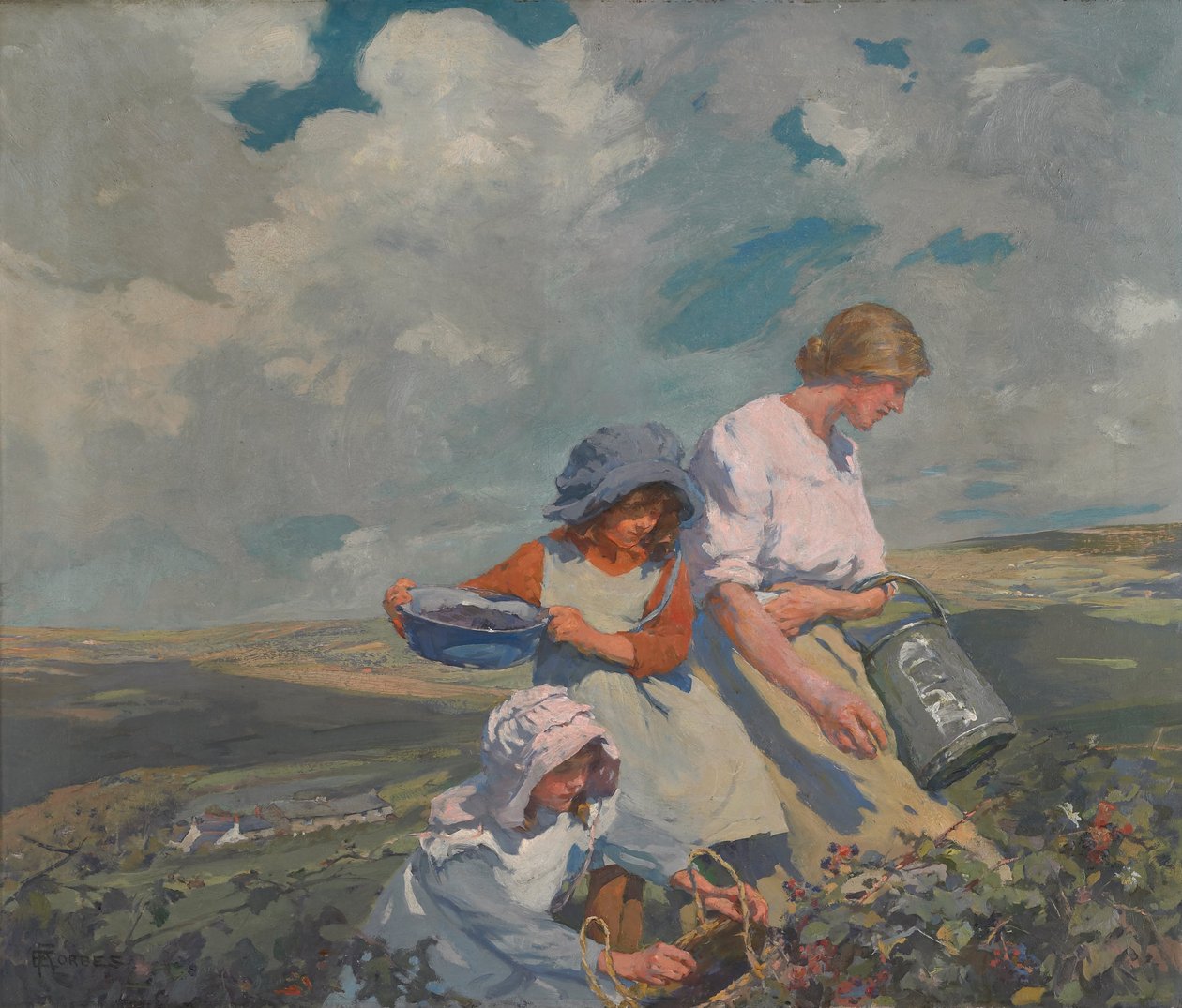 Raccolta di more da Elizabeth Adela Stanhope Forbes