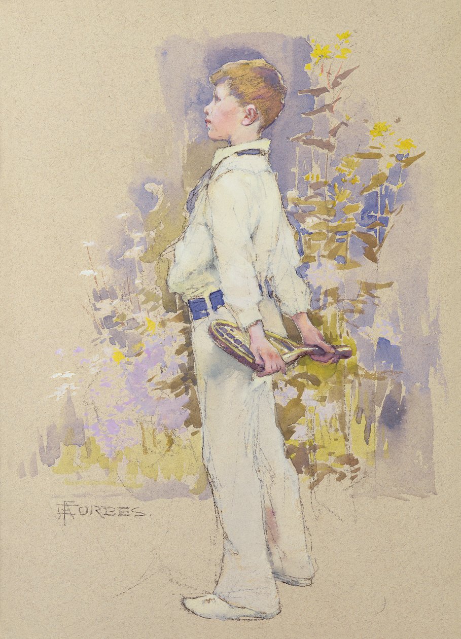 Alec in bianco da Elizabeth Adela Stanhope Forbes