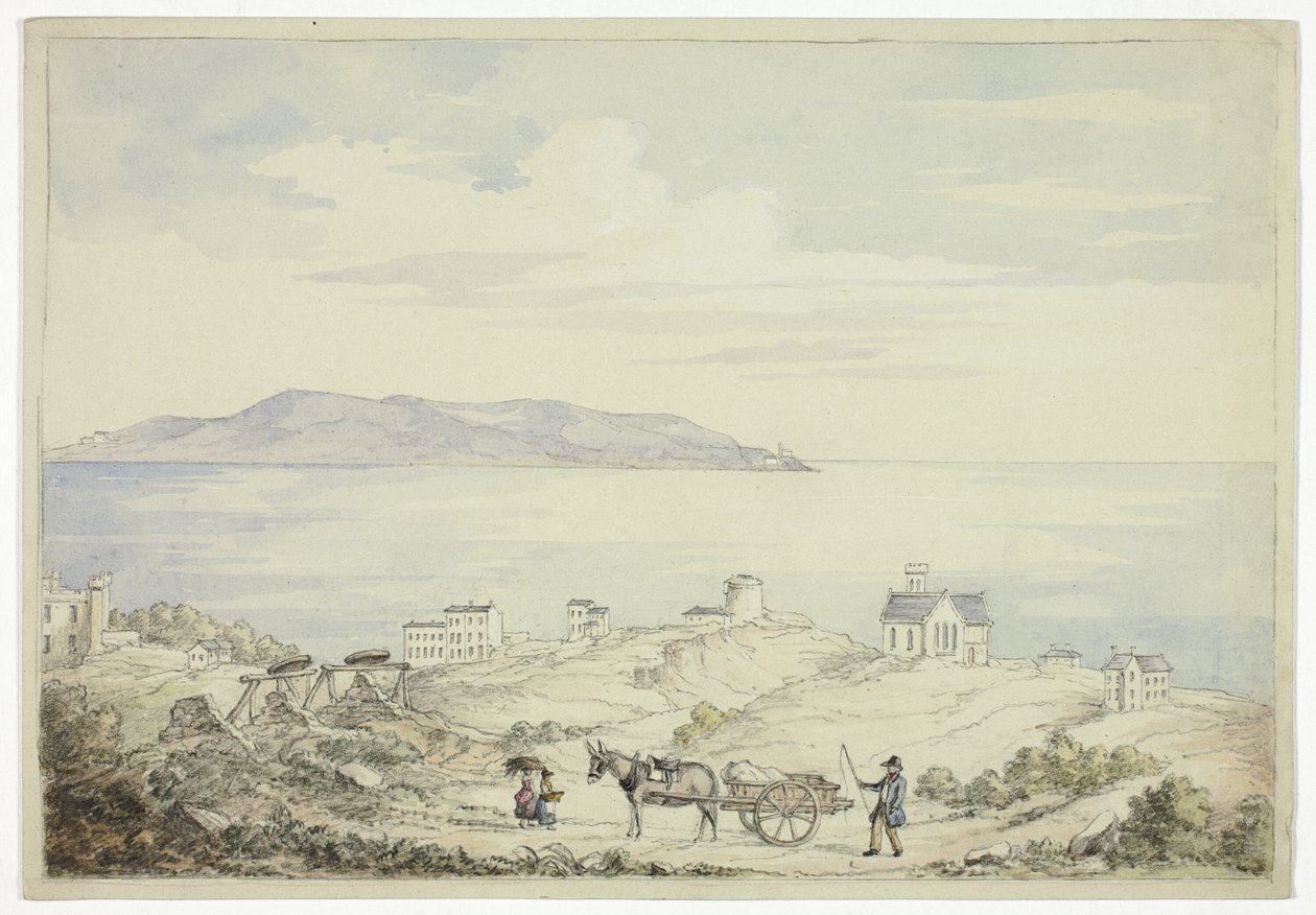 Veduta di Dalkey dalla strada da Elizabeth Murray