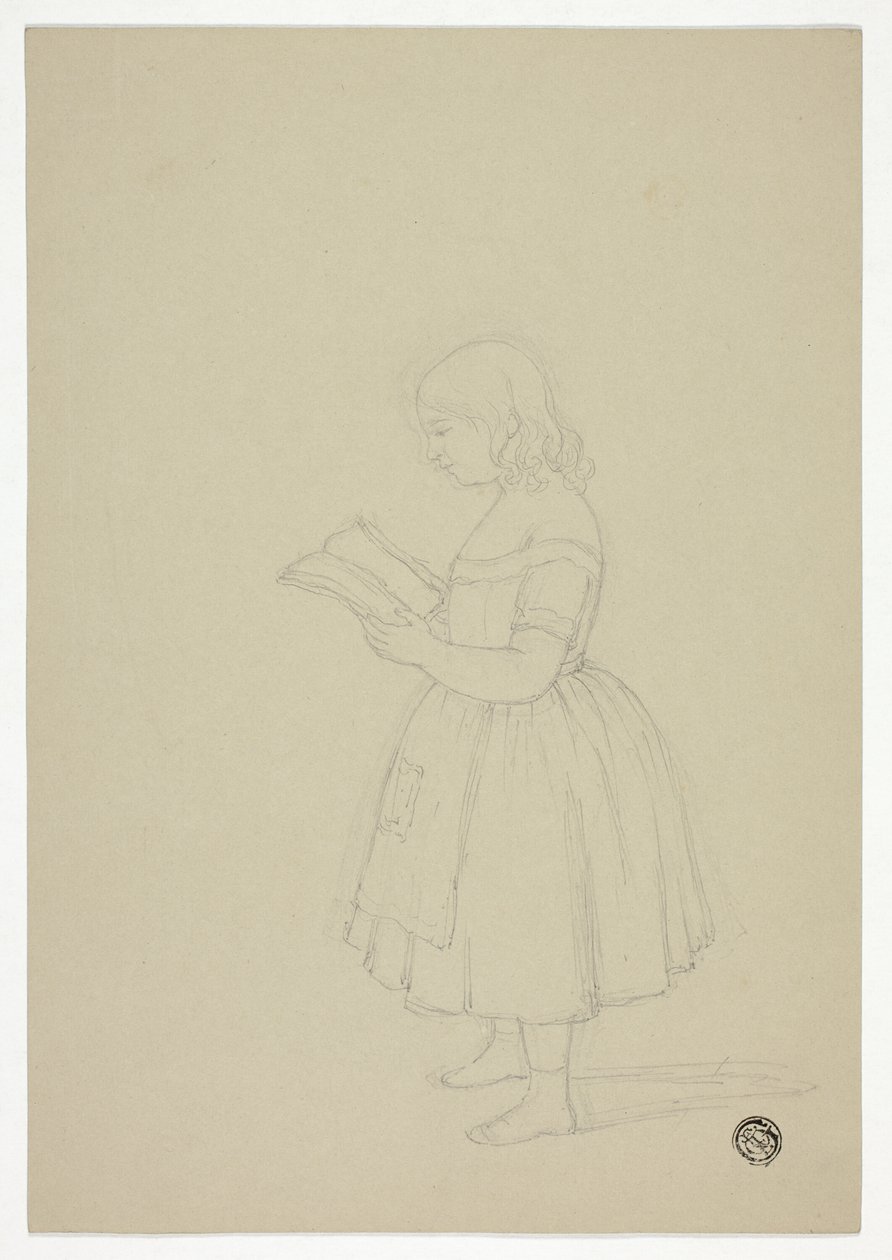 Giovane ragazza che legge da Elizabeth Murray