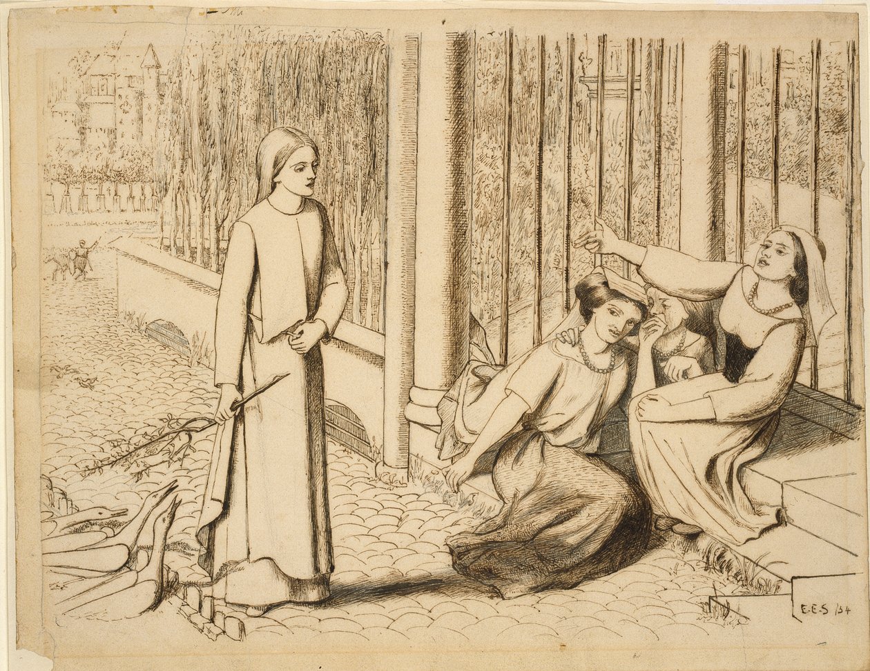 Pippa Passes, 1854 da Elizabeth Siddal