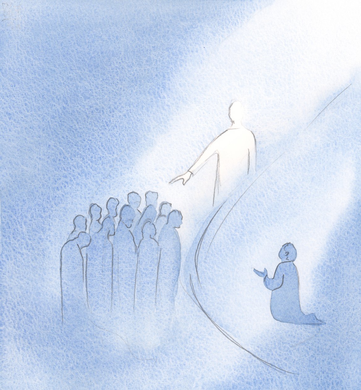 Quando Cristo entrò nella mia anima, tese la mano e benedisse tutti i cari che tengo in preghiera da Elizabeth Wang