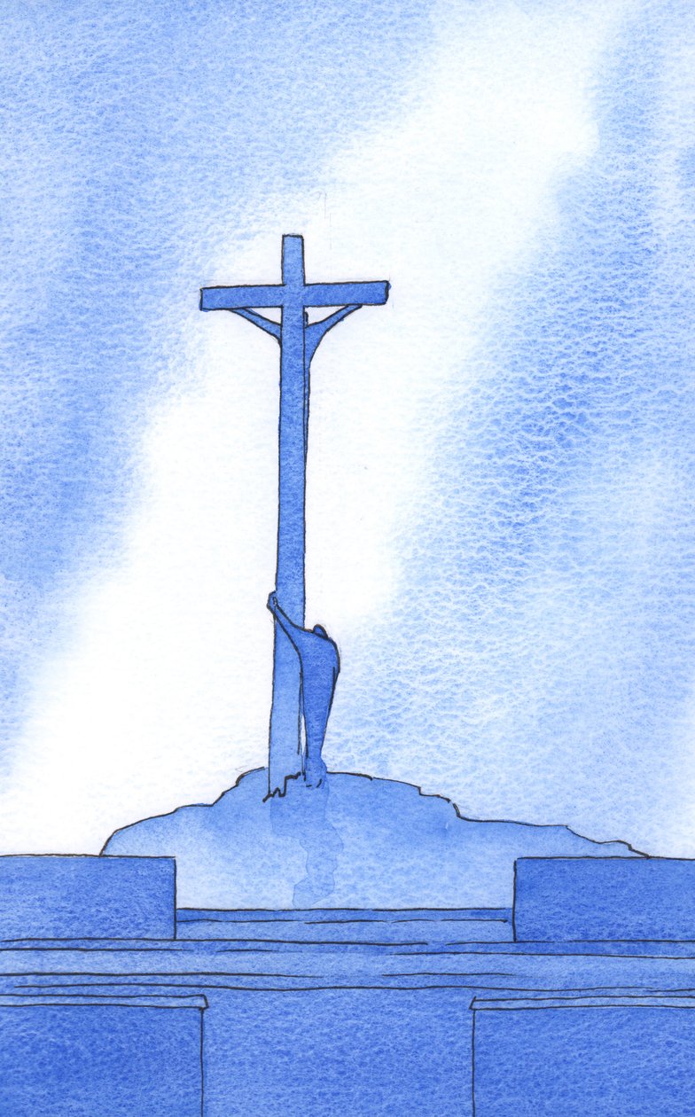 Ad ogni Messa stiamo accanto a Cristo crocifisso per la nostra salvezza da Elizabeth Wang