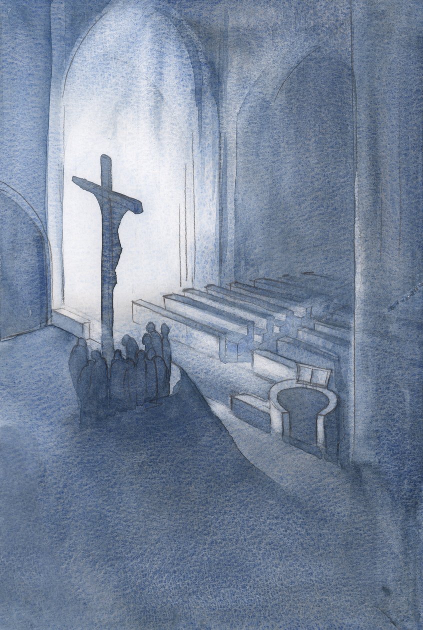 Alla Messa offriamo in ringraziamento un Sacrificio santo e vivente, 2001 da Elizabeth Wang