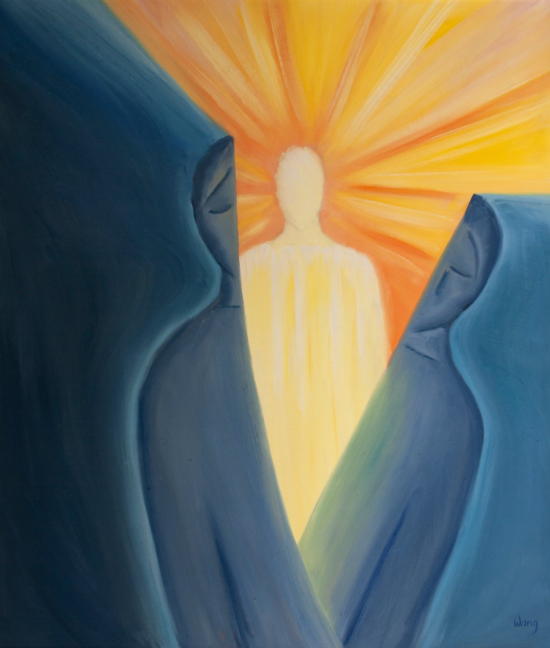 Con vera contrizione e adorazione disinteressata possiamo incontrare il Cristo vivente e radioso nelle nostre immagini mentali infantili da Elizabeth Wang