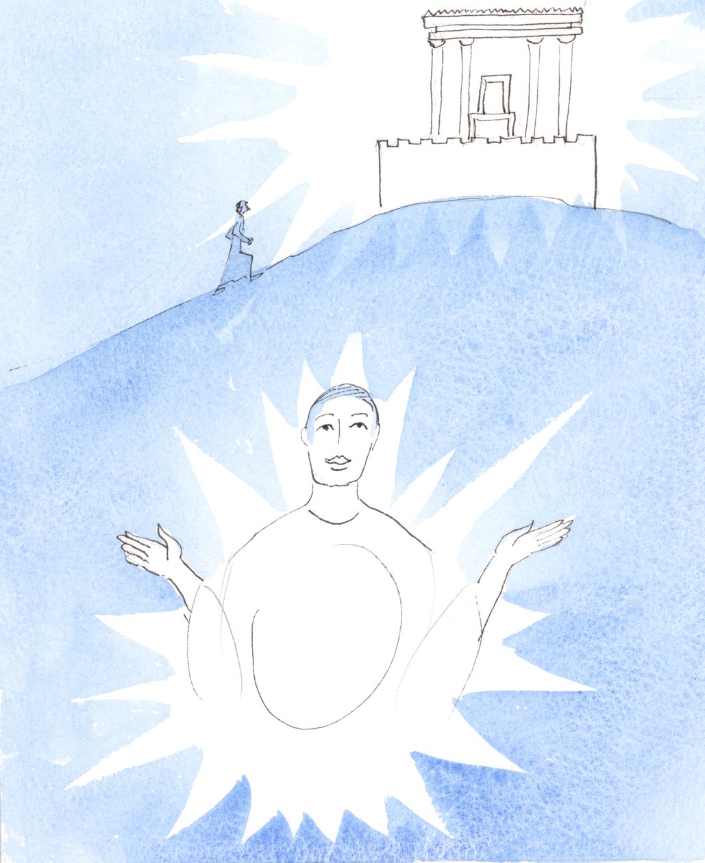 Cristo ha spiegato la meraviglia del Battesimo da Elizabeth Wang