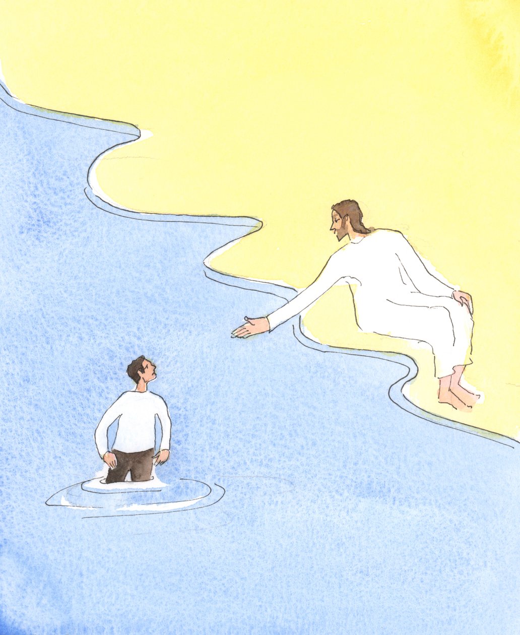 Cristo tende la Sua mano, tutto il tempo, per salvare le persone dalle vie peccaminose da Elizabeth Wang