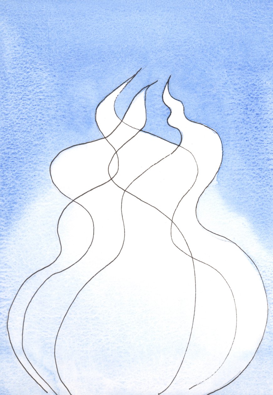 Ogni Persona Divina, ogni fiamma, possiede la stessa Natura Divina. Insieme sono un solo Dio, un solo Fuoco da Elizabeth Wang
