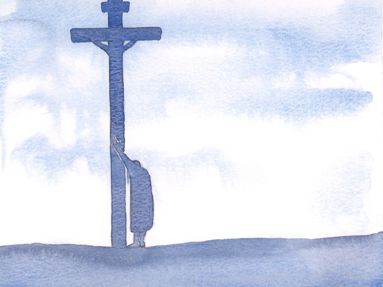 Se le nostre sofferenze rendono difficile pregare, possiamo semplicemente appoggiarci alla Croce, vicino a Cristo, riposando in Lui e sopportando pazientemente le nostre difficoltà da Elizabeth Wang