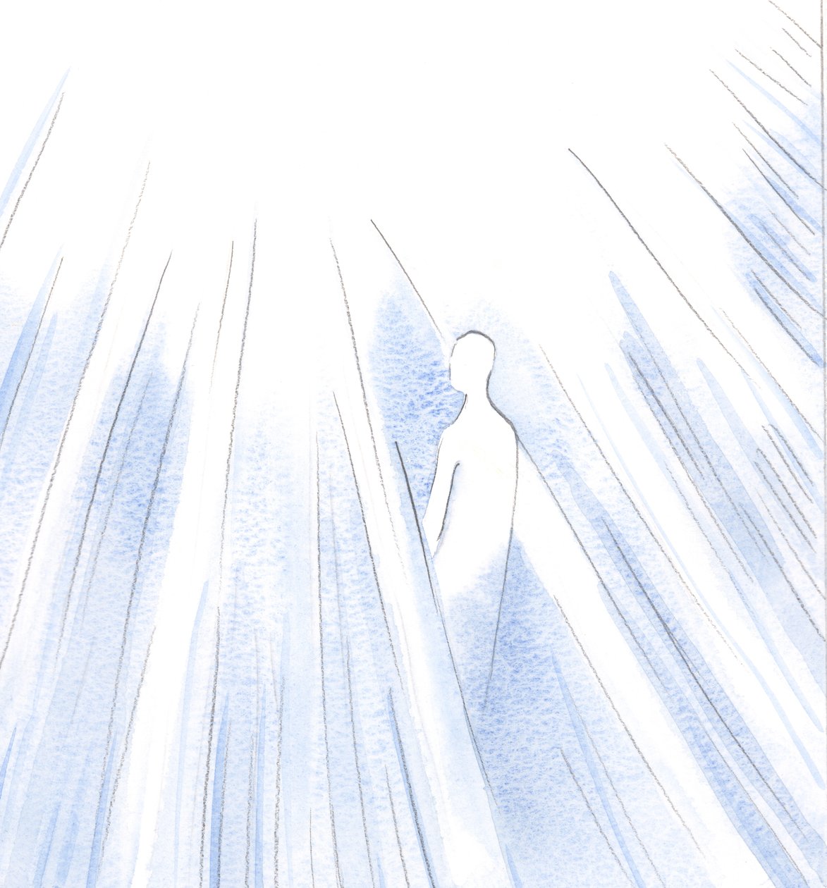 Nella luce del cielo entrano le anime sante che sono state purificate. Entrano senza dolore; non c